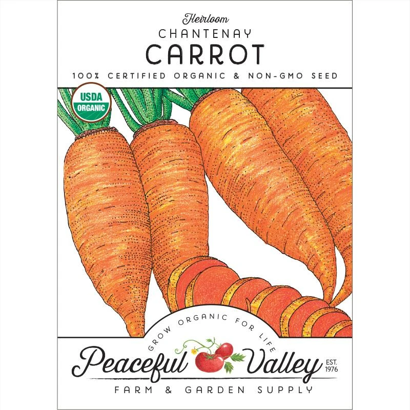 Chantenay Carrot Seeds (Organic) 1 Chantenay Carrot Seeds (Organic)