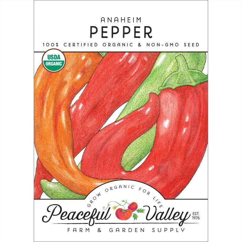 Anaheim Pepper Seeds (Organic) 1 Anaheim Pepper Seeds (Organic)