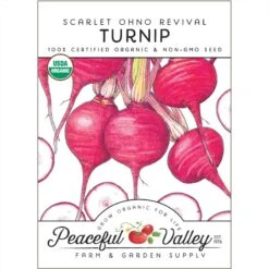 Scarlet Ohno Revival Turnip Seeds (Organic)