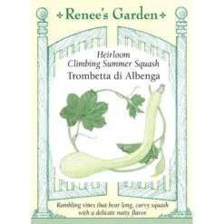 Renee's Garden Squash Summer Climbing Trombetta Di Albinga (Heirloom)